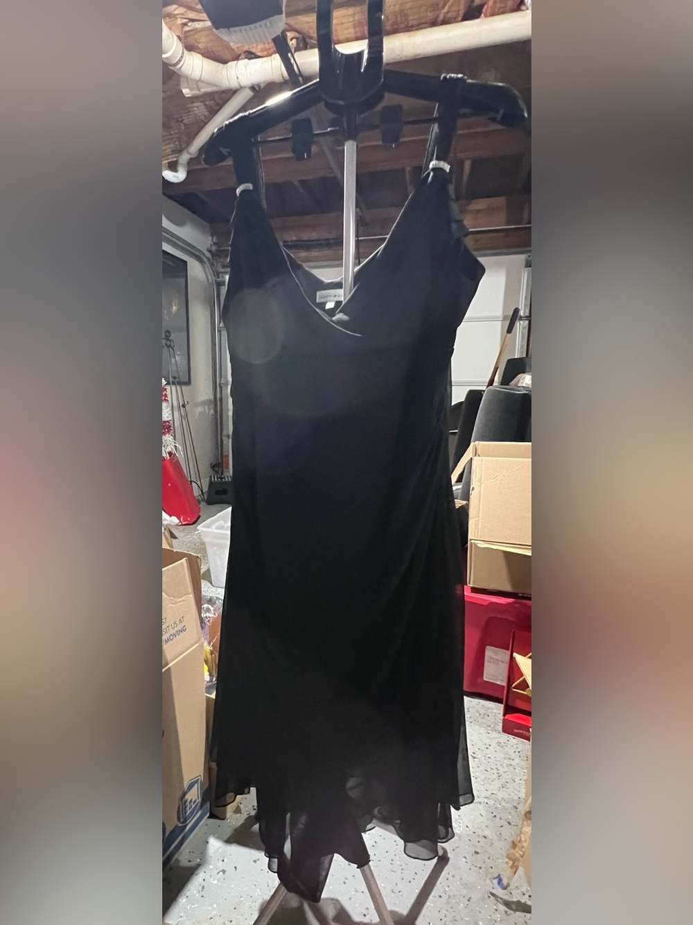Fashion Bug Black Maxi Slip Dress
